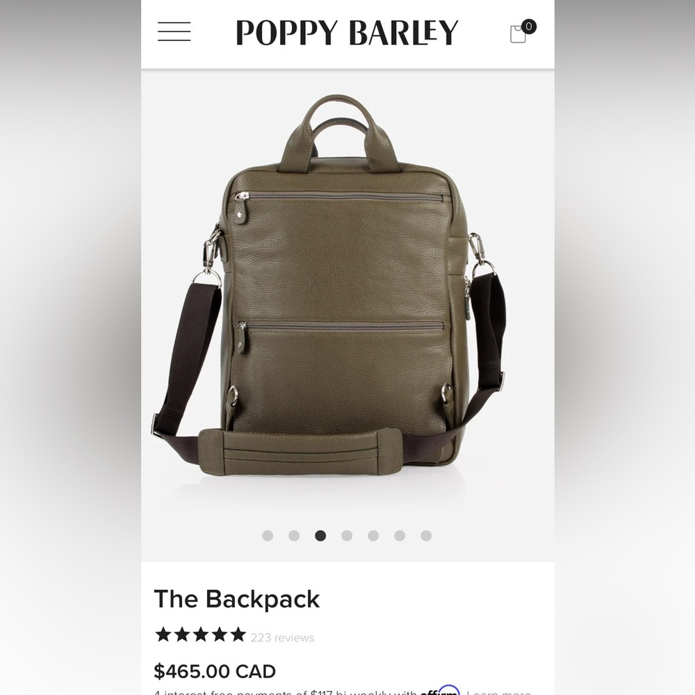 Poppy Barley Backpack